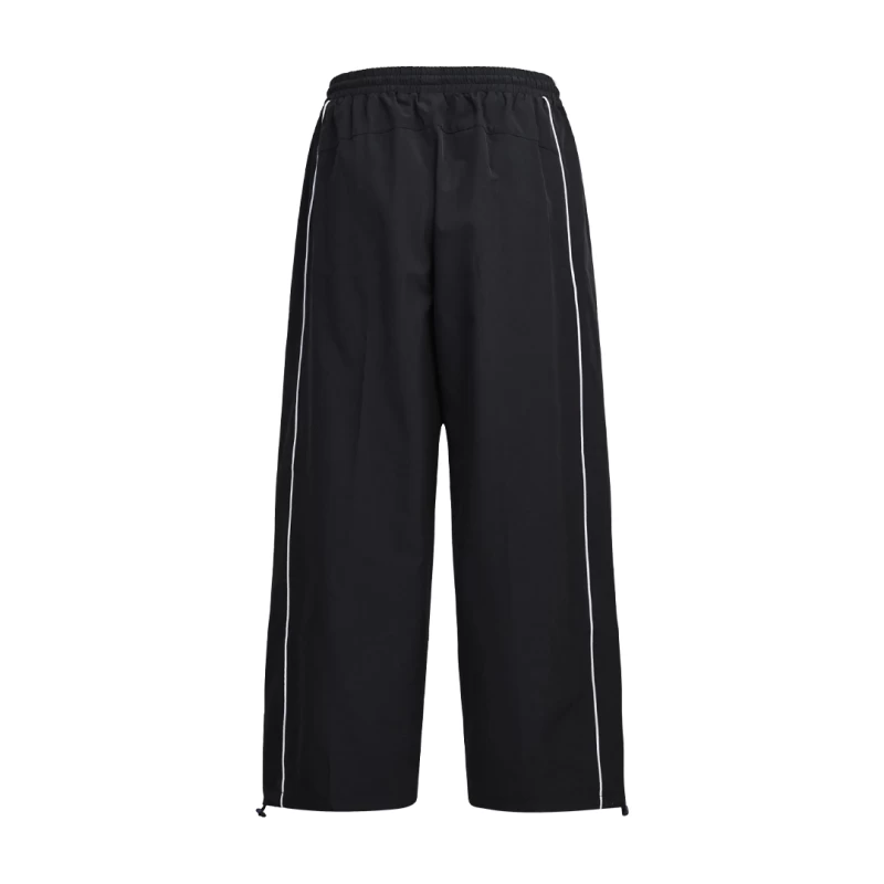 KTM CTY Baggy Track Pants – Black Relaxed Fit Streetwear Trousers with White Side Piping 1