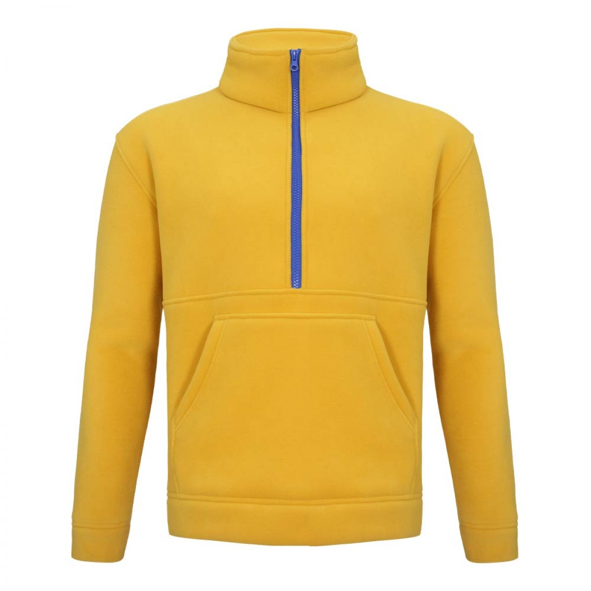 fleece-half-zipper-jacket-kfhz15159-1b