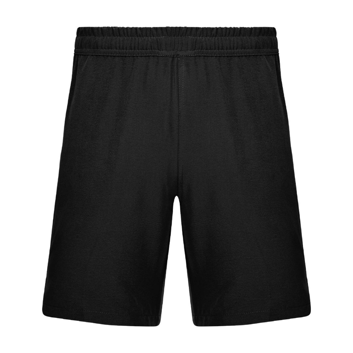 Detail shot of a man wearing comfortable grey-blue KTM CTY Aerfofit half pants, shorts, featuring a secure zip pocket and small side slits at the hem for ease of movement 0