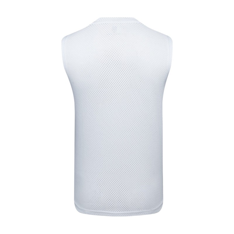 Front View of white tanktop or sandoo, a summer wear 0