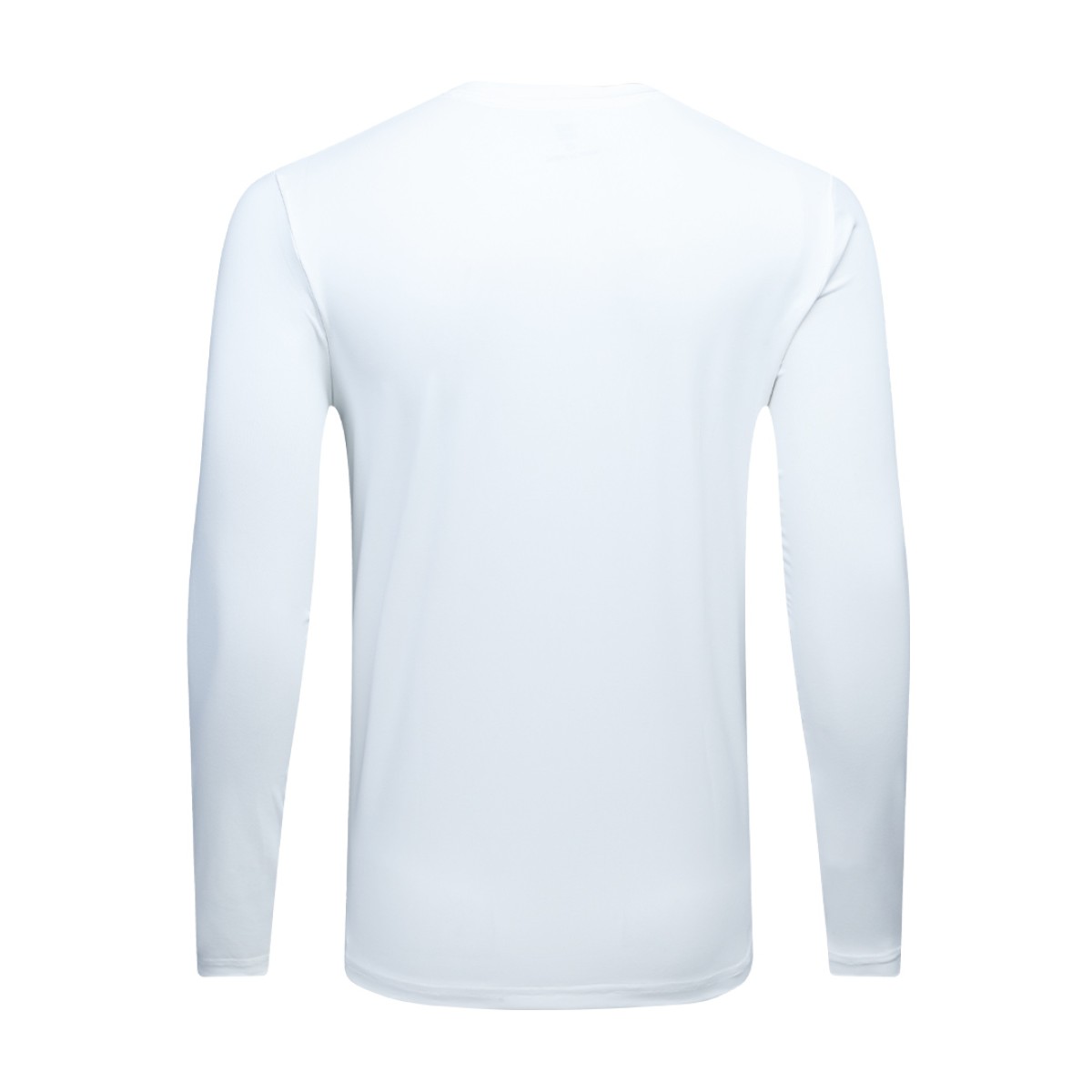 A solid white KTM CTY Classic Long Sleeve Crew neck t-shirt featuring a clean, minimalist fit, designed as lightweight and breathable summer wear. 3
