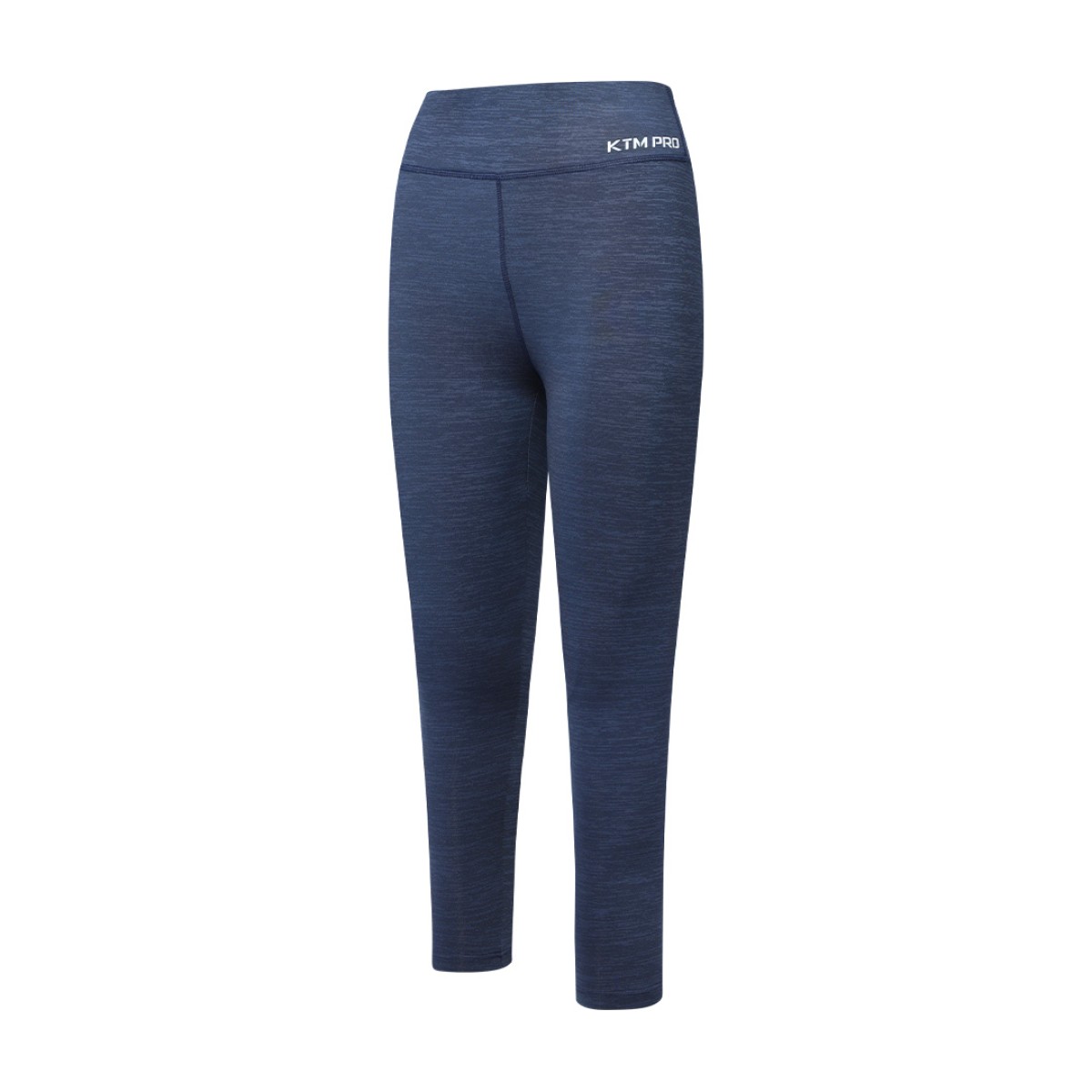 KTM PRO mint green high waisted leggings worn by female model during workout or at gym paired with black crop top and sneakers on white background 4
