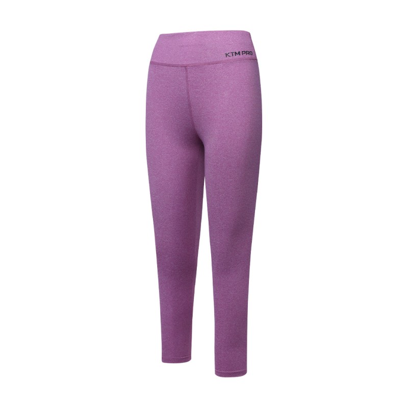 KTM PRO mint green high waisted leggings worn by female model during workout or at gym paired with black crop top and sneakers on white background 2