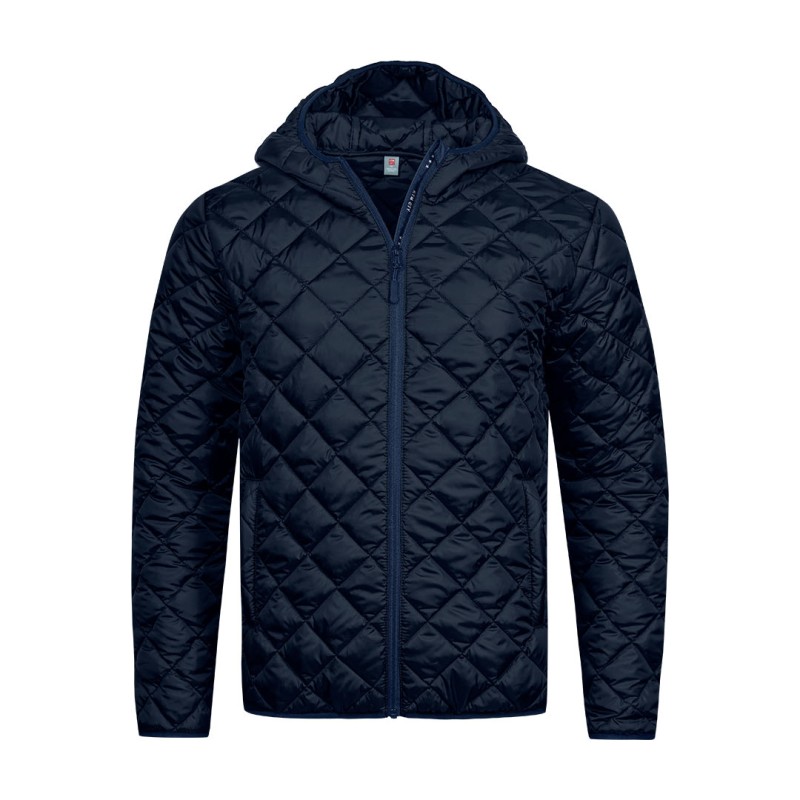 Quilted Polyfiber Hoodie Jacket (KUPHJ45436) | Winter Wear 0