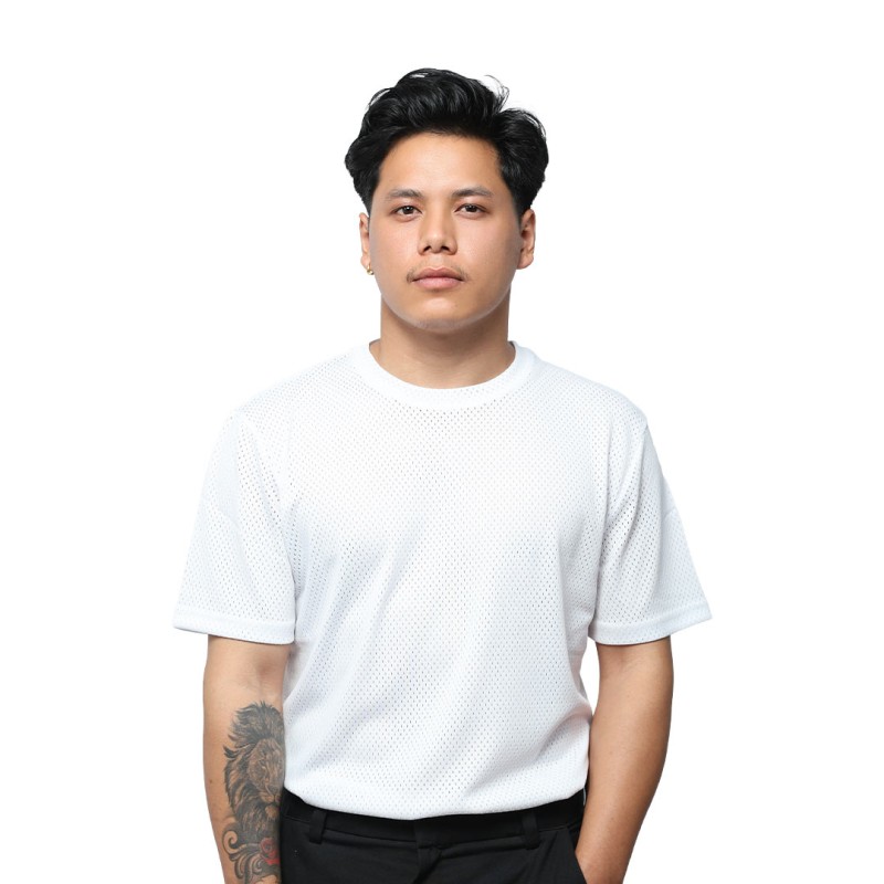 SEMI SHEER T-SHIRT (KSST55514) | Summer Wear Tshirt