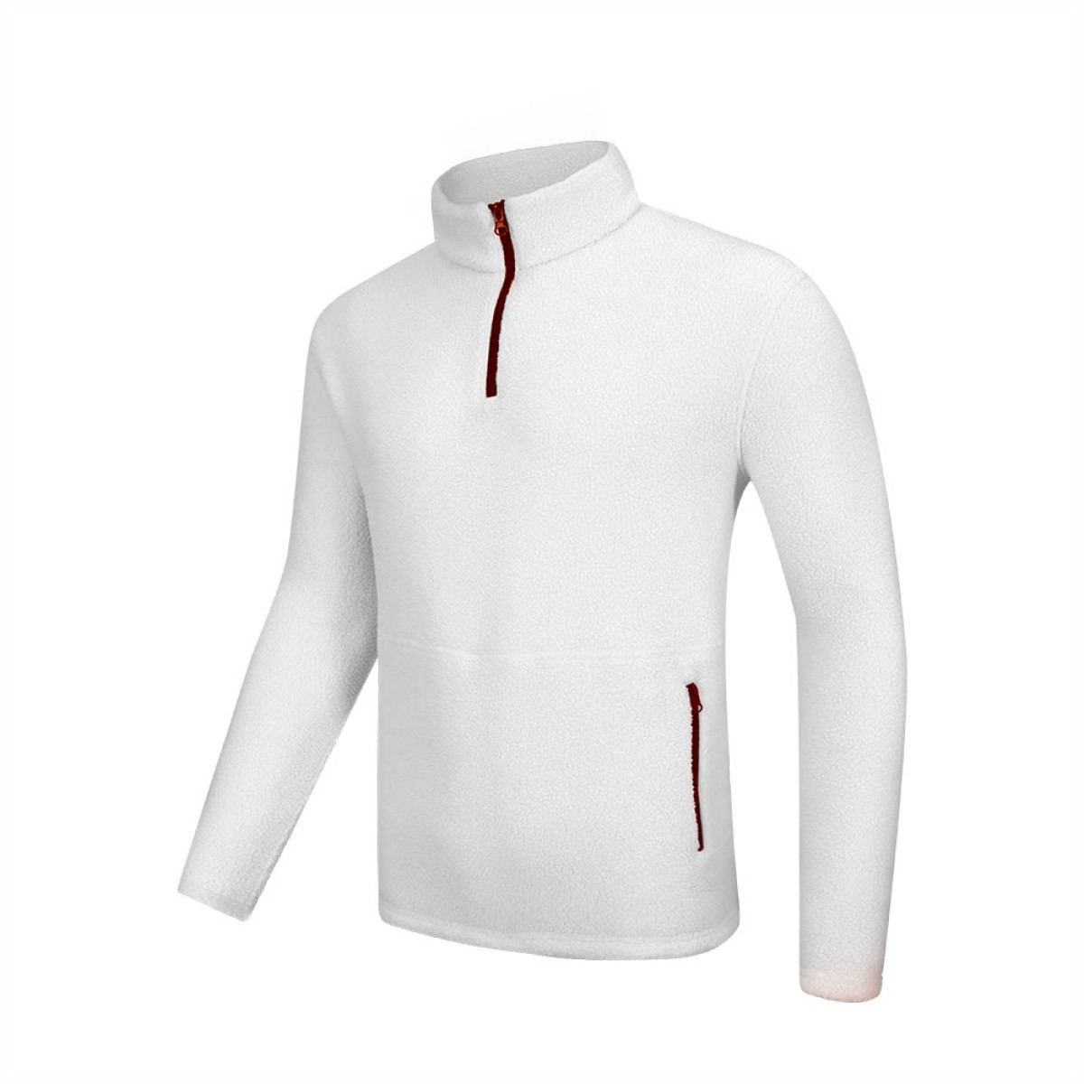 sheep-fleece-half-zip-unisex-vest-kshuj42402-winter-wear