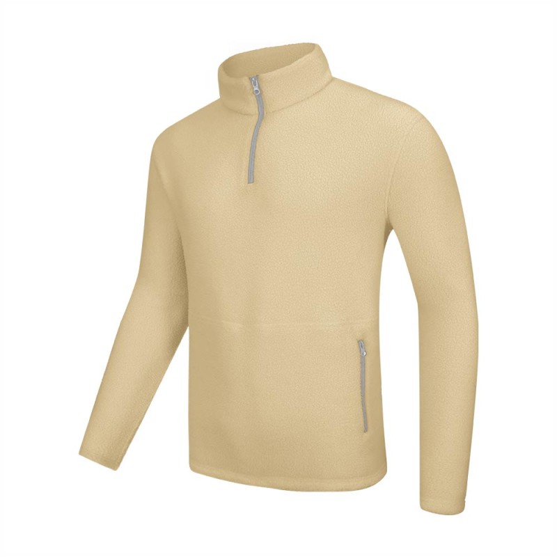 sheep-fleece-half-zip-unisex-vest-kshuj42402-winter-wear