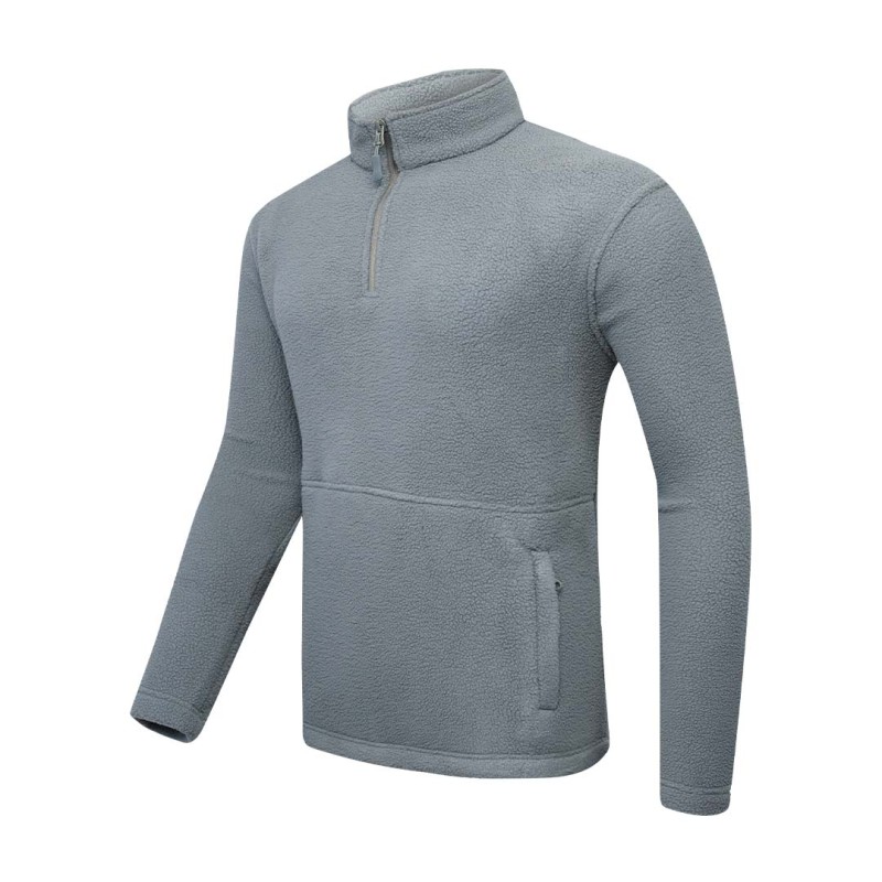 sheep-fleece-half-zip-unisex-vest-kshuj42402-winter-wear
