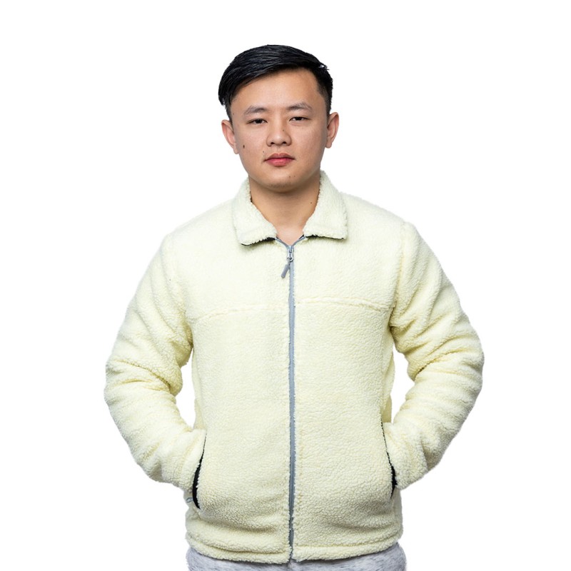 Sheep Polyfiber Unisex Collar Jacket | Winter Wear