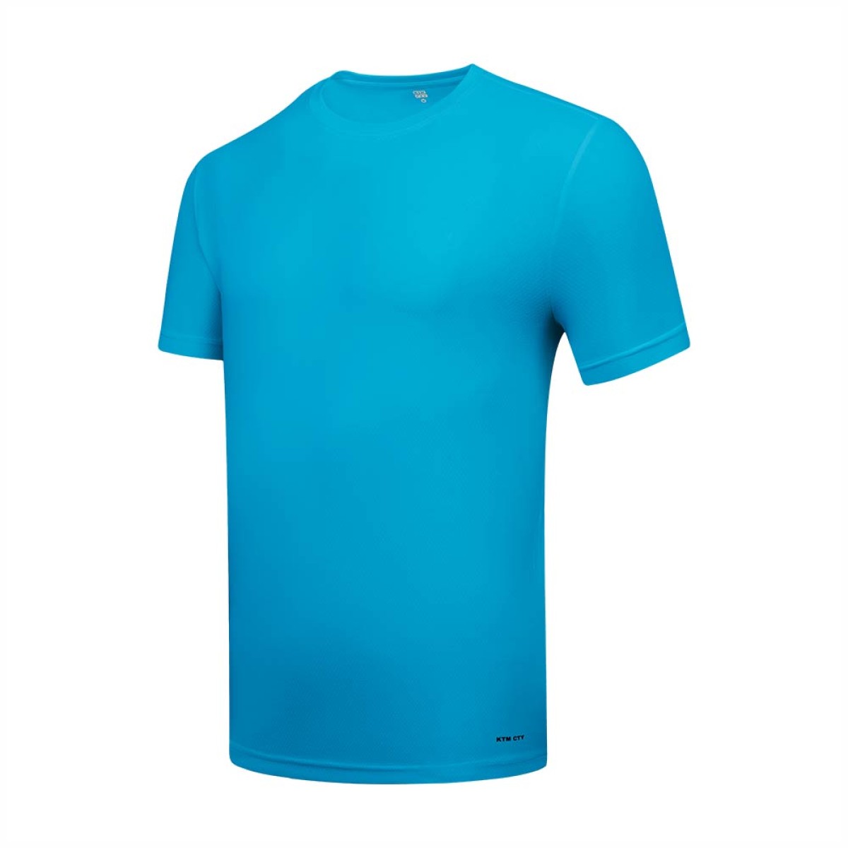 A solid white KTM CTY Unisex Half Sleeve crew neck t-shirt featuring a clean, minimalist design with a small discreet logo on the bottom hem. 7