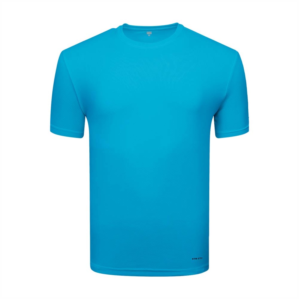 A solid white KTM CTY Unisex Half Sleeve crew neck t-shirt featuring a clean, minimalist design with a small discreet logo on the bottom hem. 2
