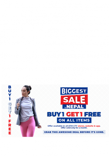 BUY 1 GET 1 FREE ON ALL ITEMS
